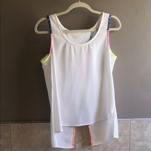 Fun Colorful open back tank